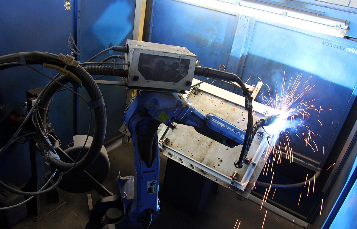 Roboterzelle für Kleinteile